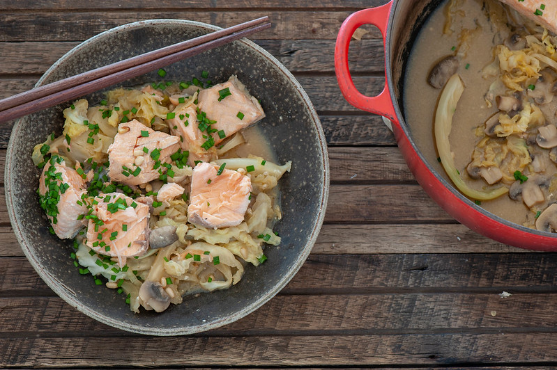 One Pot Miso Salmon