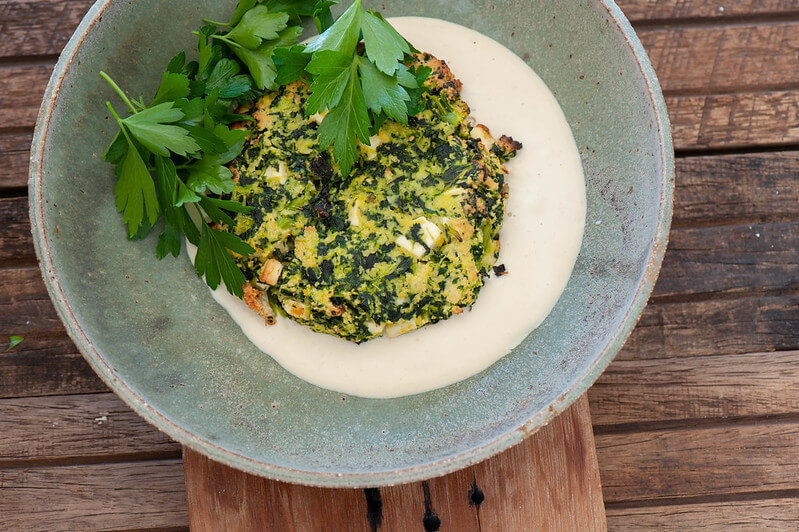 spinach feta burgers